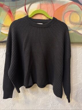 Poof Apparel Crop Sweater